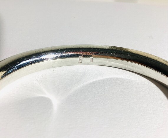 Unisex bangles in solid sterling silver. Rare des… - image 10