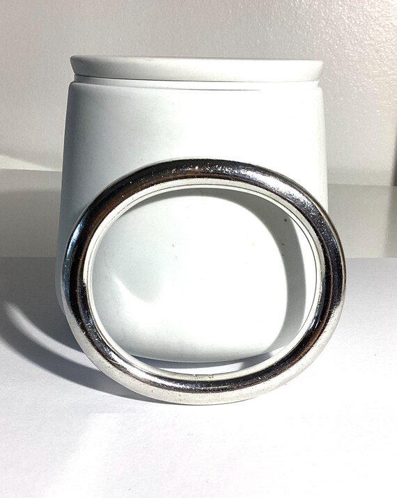 Unisex bangles in solid sterling silver. Rare des… - image 7