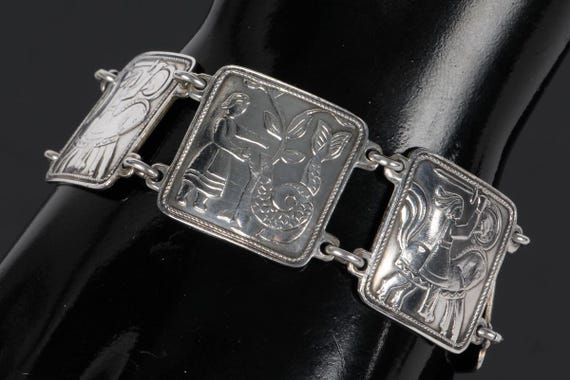 Exclusiv beautiful solid sterling silver bracelet… - image 4