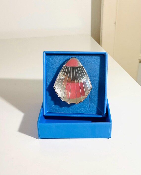 Charming clam shell in solid sterling silver. Vin… - image 9