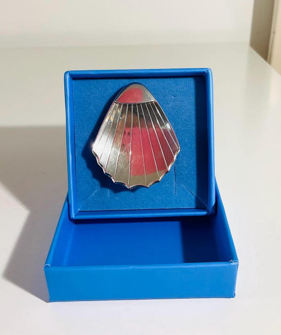 Charming clam shell in solid sterling silver. Vin… - image 14
