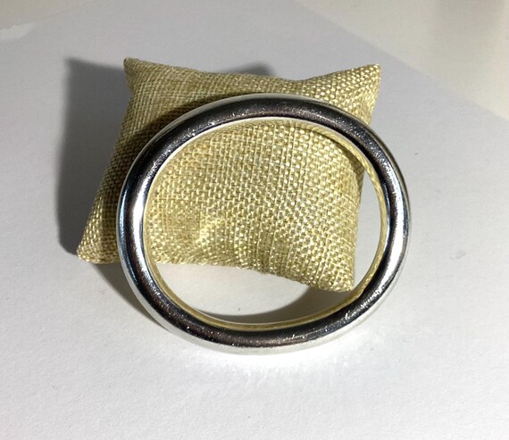 Unisex bangles in solid sterling silver. Rare des… - image 11