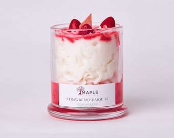 Strawberry Daiquiri Dessert Candle