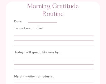 Morning Gratitude Routine