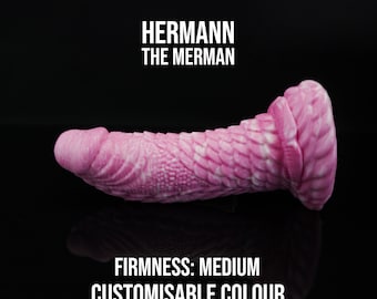 Dildo nach Wunsch, Custom Fantasy Silikon Dildo - Hermann - Mittlere Festigkeit