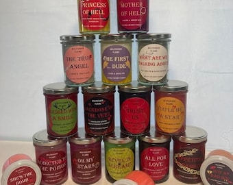 Hazbin Hotel Inspired Candles