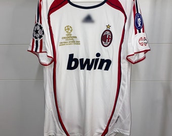 Retro AC Mailand UCL Finale Trikot / Mailand Champions League Finale Fußballtrikot / Vintage AC Mailand Trikot / Kaka 22 Maldini 3 Ac Mailand Trikot