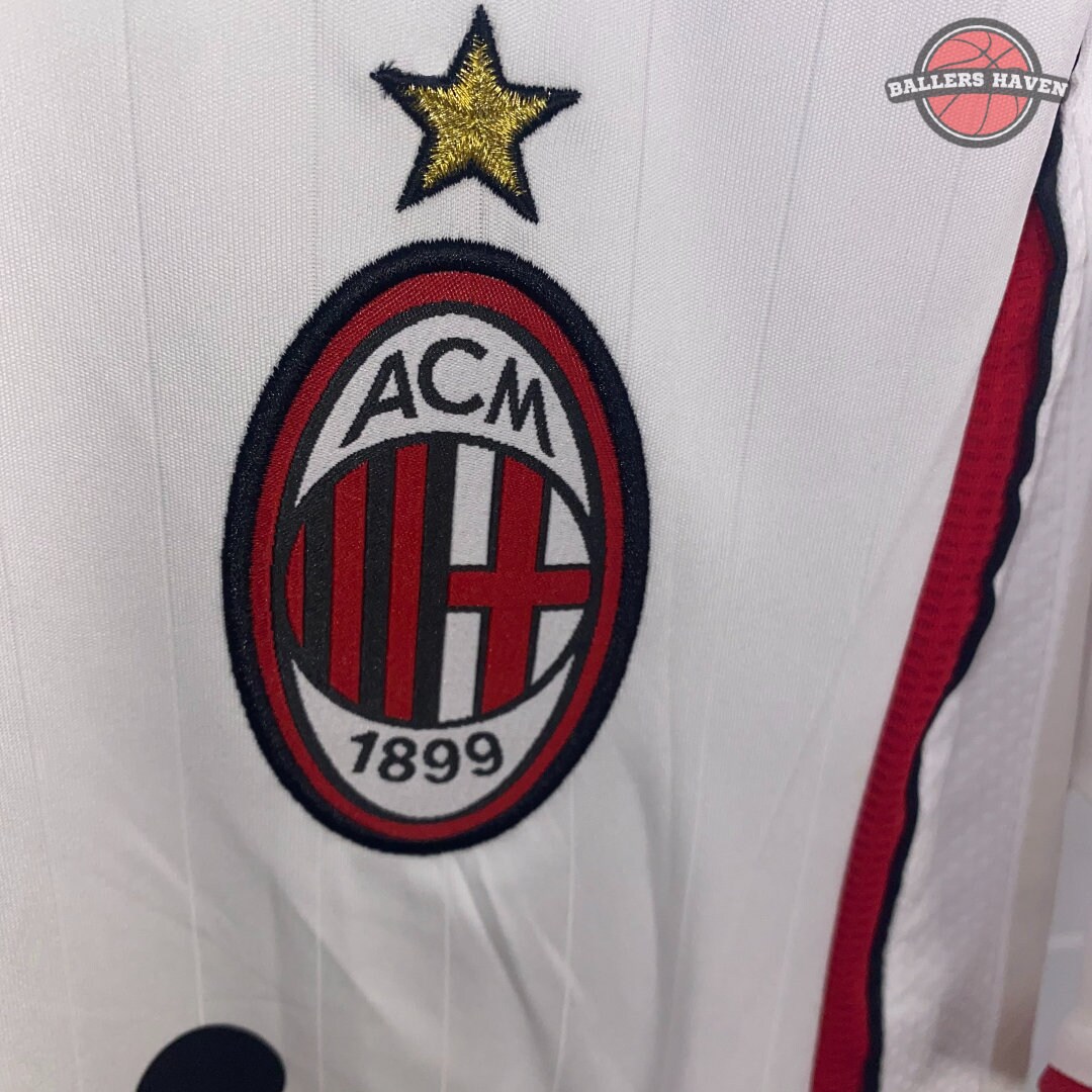 Maillot final rétro AC Milan UCL / Maillot de football final de la Ligue des champions de Milan