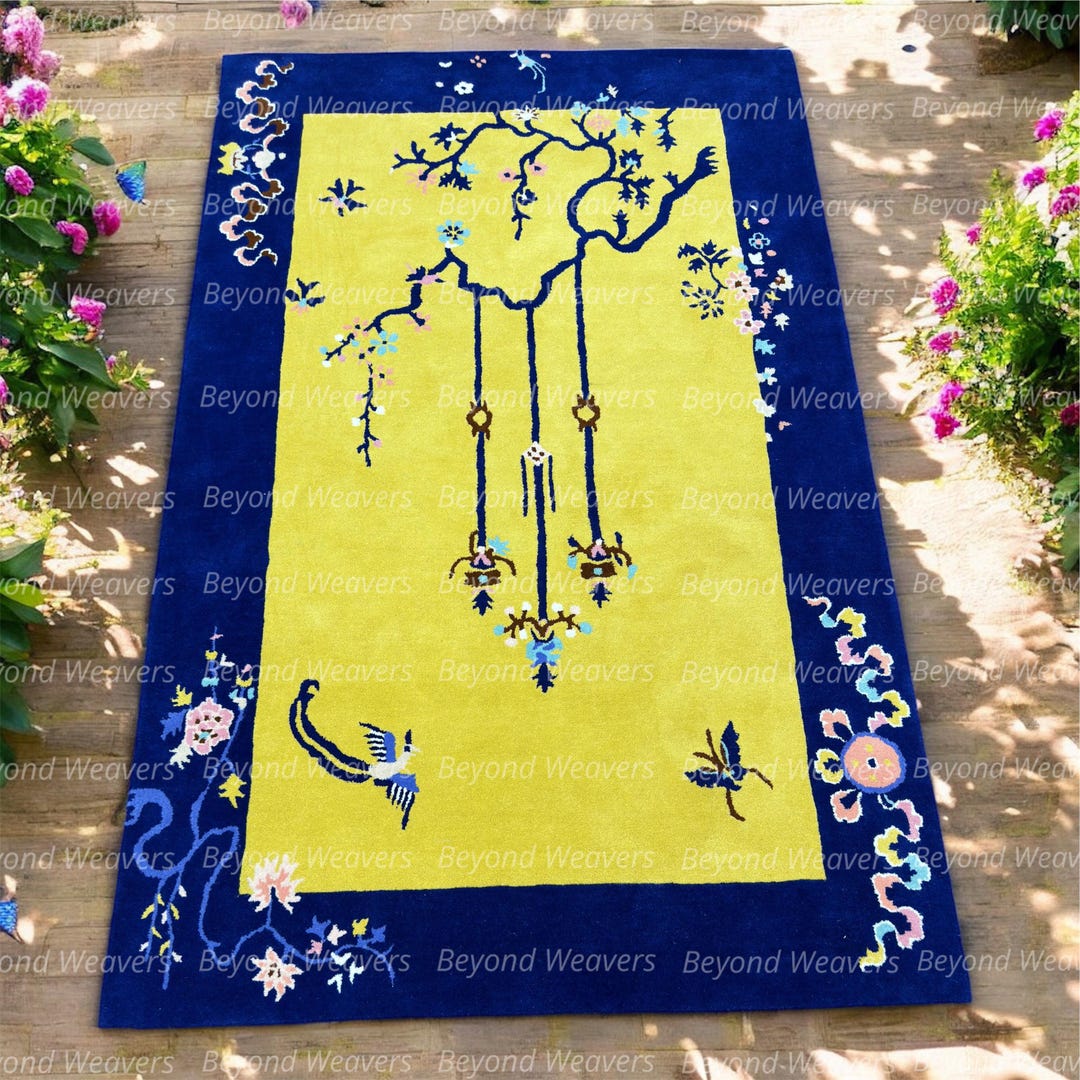 Gily Rug Colorful Floral Area Rug, Living Room Flower Rug, Girly Bedroom Carpet ...