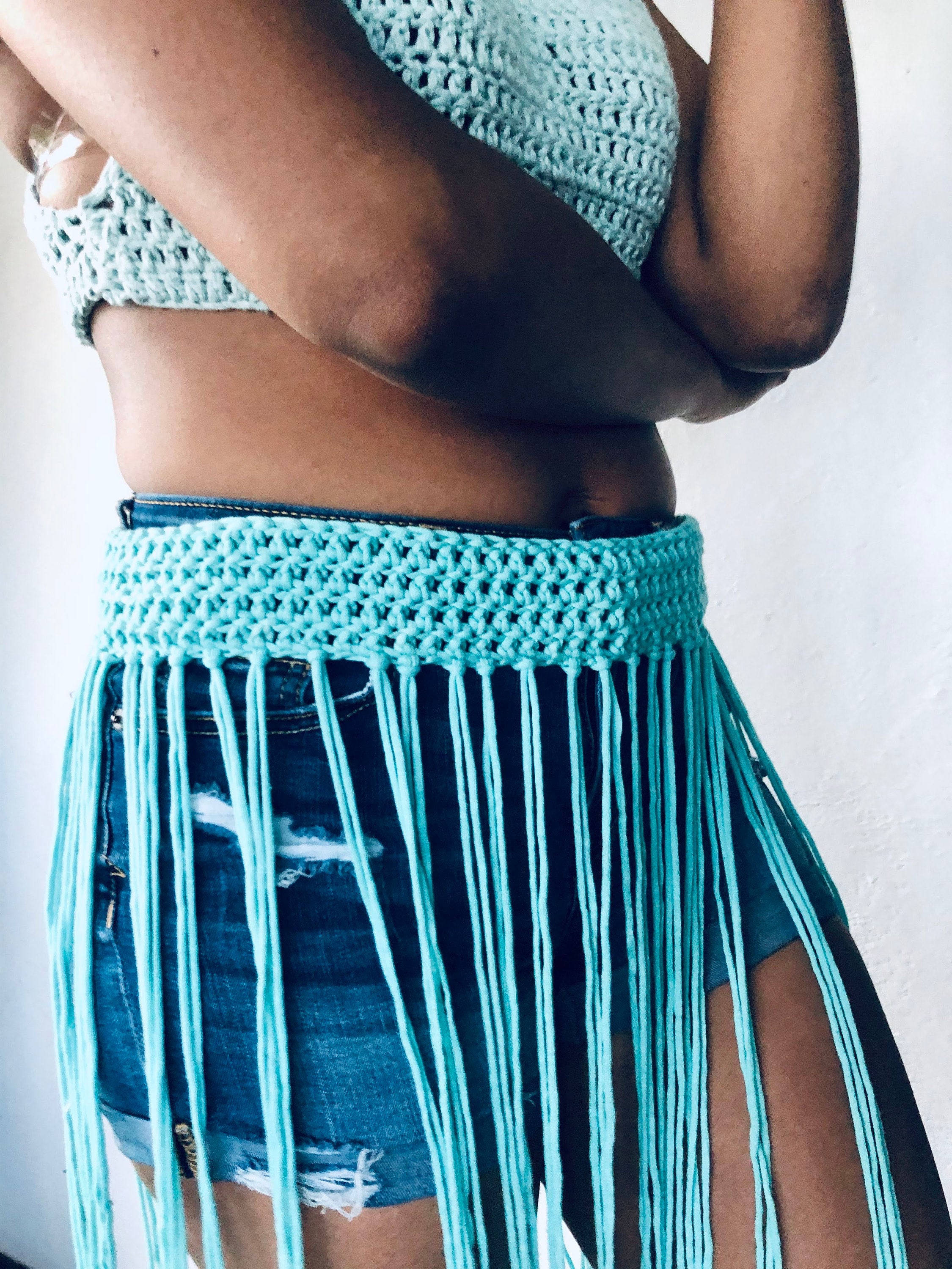 Crochet Fringe Festival Skirt
