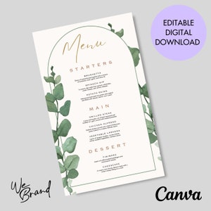 Restaurantvoedselmenu, bewerkbare sjabloonprijslijst, zakelijke menusjabloon, aanpasbaar menuontwerp, afdrukbare prijslijstsjabloon, slim