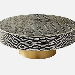 Antique Bone Inlay Indian Furniture Handmade Bone Inlay Wooden Modern Coffee Table Furniture,Living Room Tables,Hall Tables