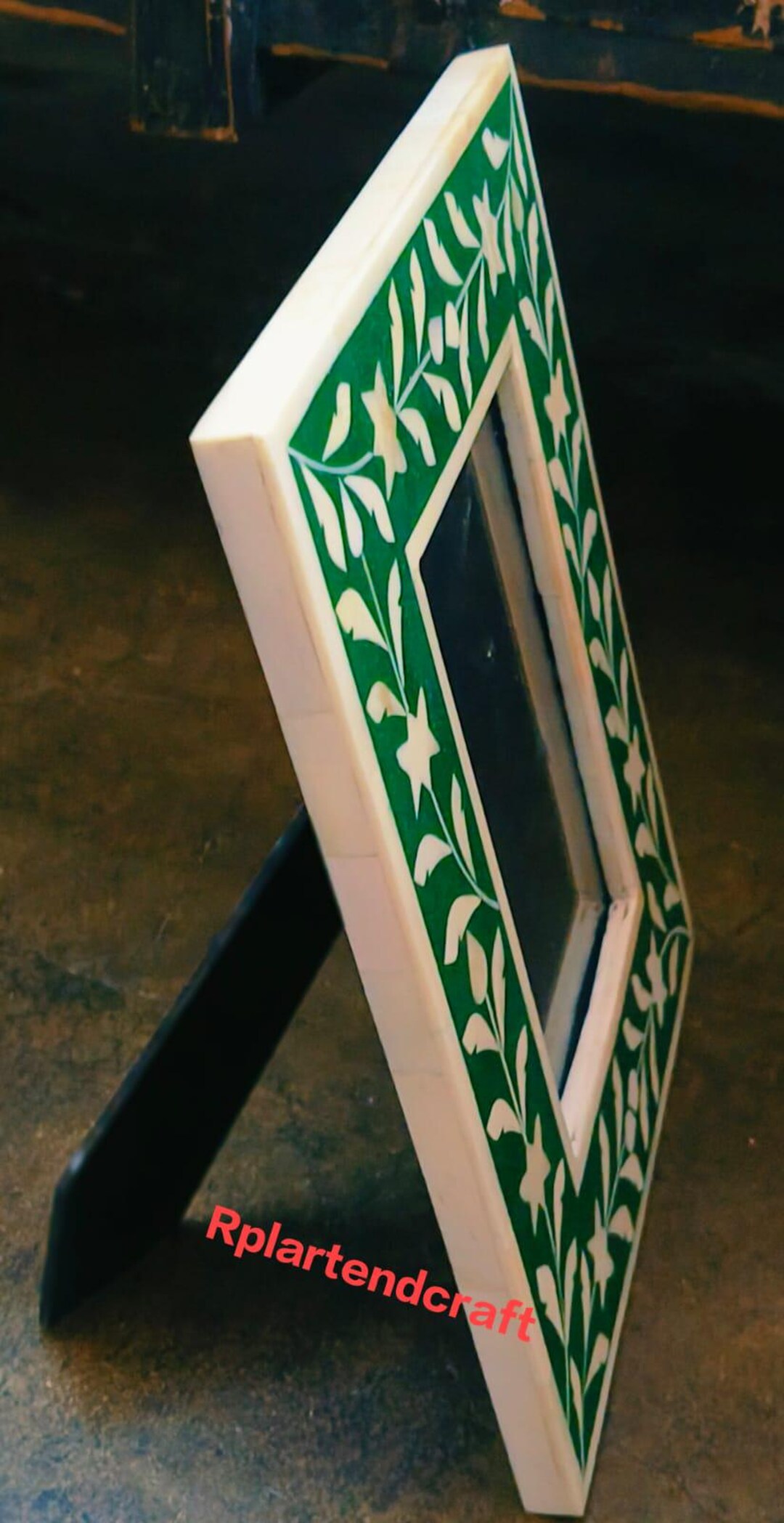 Handmade Bone Inlay Photo Frame: Modern Wood Picture Frame, 6x4 - Etsy