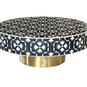 Antique Bone Inlay Indian Furniture Handmade Bone Inlay Wooden Modern Coffee Table Furniture,Living Room Tables,Hall Tables