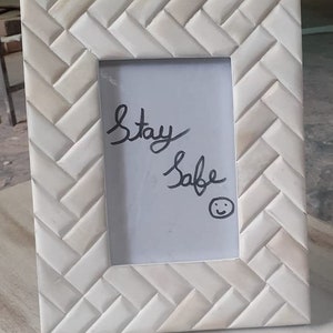 Antique Bone Inlay Wooden Modern Photo Frame/Wall Decor 6x4 Photo Frame.