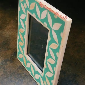 Antique Bone Inlay Wooden Modern Photo Frame/Wall Decor 6x4 Photo Frame.