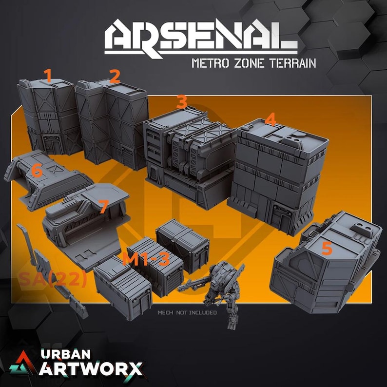 Arsenal: Metro Zone Terrain - Skullforge - Tabletop Miniatures ...