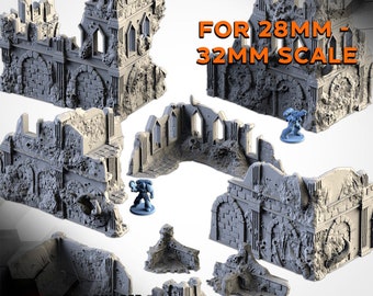 Teren do gry planszowej – Fabryka Txarli – Zainfekowane ruiny – Teren do gry planszowej