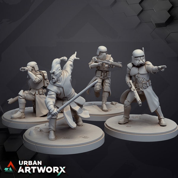 Whatabout Bundle (4) - Shatterpoint - Skullforge - Tabletop Miniatures - Tabletop Figures - 3D printing miniatures made of resin