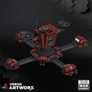 Tabletop Terrain - 40K - 40000 - 30K - War Scenery - Chapters HQ Dawn of War - Listening Post - Tabletop Terrain