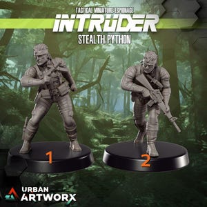 Intruder: Stealth Python (2) - Skullforge - Tabletop Miniaturen - Tabletop Figuren - 3D Druck Miniaturen aus Resin