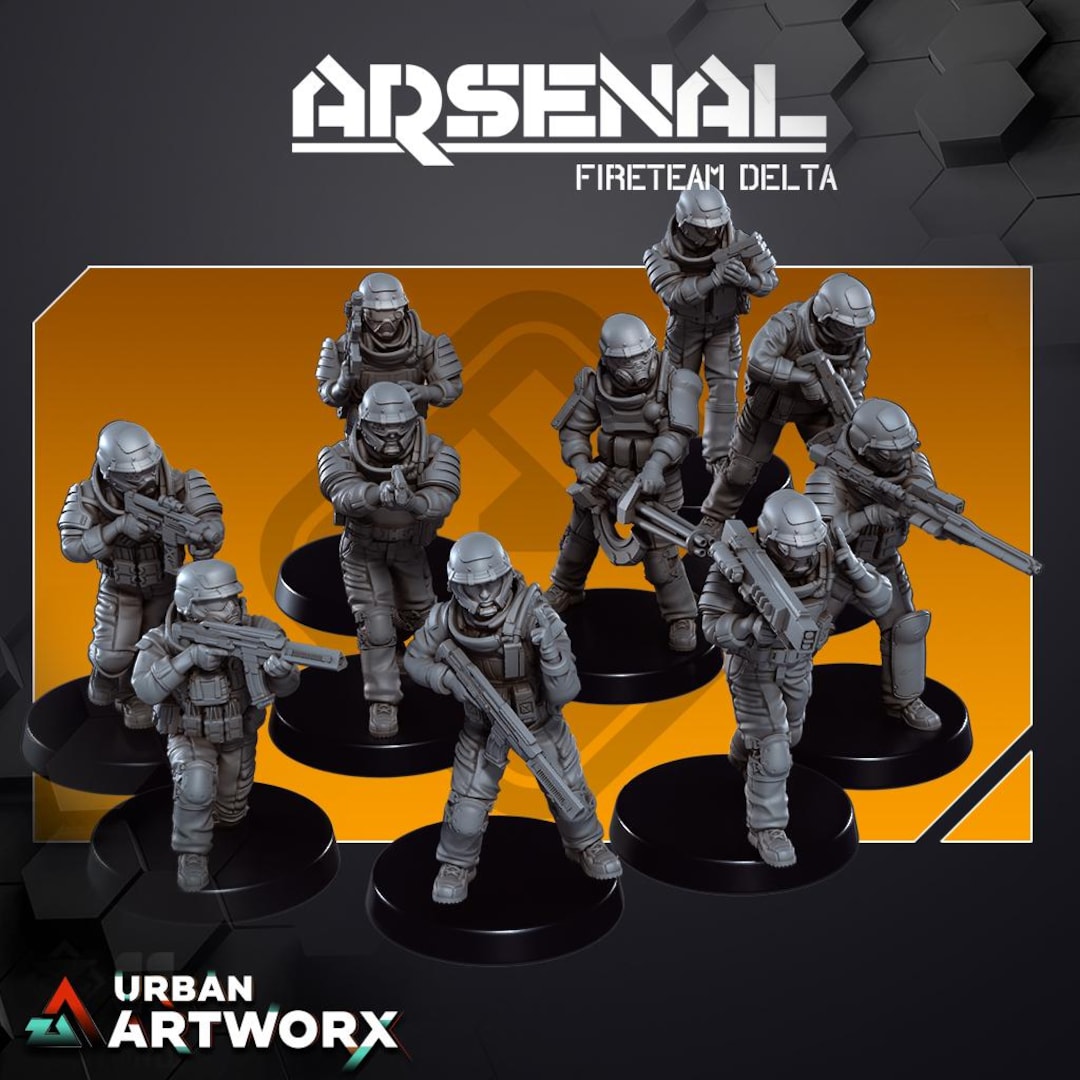 Arsenal: Fireteam Delta Modular Kit (10)- Skullforge - Tabletop ...