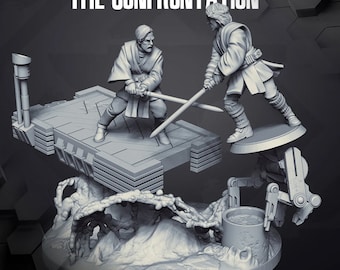 The Confrontation Diorama - Skullforge - Tabletop Miniatures - Tabletop Figures - 3D printing miniatures made of resin