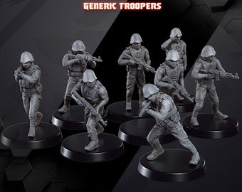 Infantería Python de las Fuerzas Víboras (8) - Skullforge - Miniaturas de mesa - Figuras de mesa - Miniaturas de resina impresas en 3D
