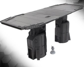 Imperial Landing Pad V1- Imperial Terrain - 40K - Star Wars: Legion - Shatterpoint - Tabletop Terrain