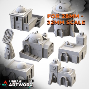 Tabletop Terrain - Txarli Factory - Desert Buildings 1 - Tabletop Terrain