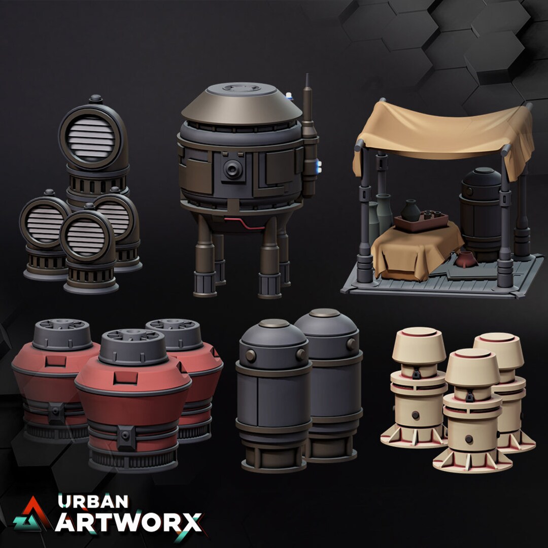 Tabletop Terrain - 40K - Star Wars: Legion - Shatterpoint - War Scenery ...