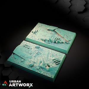 Tabletop Bases - Txarli Factory - Egyptian Square Bases