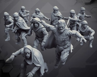 Oasis Nomads (11) - Skullforge - Tabletop Miniatures - Tabletop Figures - 3D Printed Resin Miniatures
