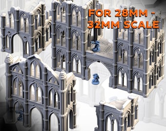 Tabletop Terrain - Txarli Factory - Cathedral Ruins - Tabletop Terrain