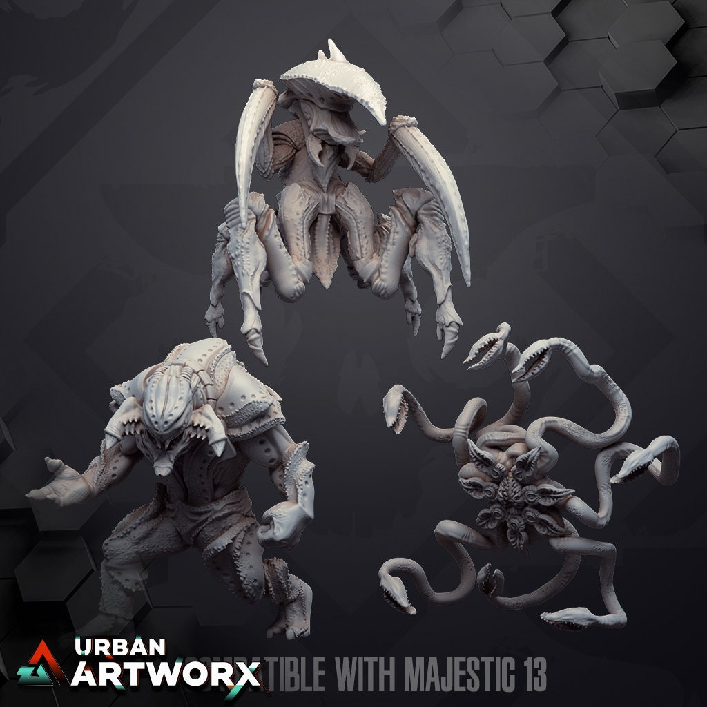 Aliens - Skullforge - Tabletop Miniatures - Tabletop Figures - 3D ...
