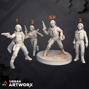 Rogue Saboteur- Shatterpoint - Skullforge - Tabletop Miniaturen - Tabletop Figuren - 3D Druck Miniaturen aus Resin