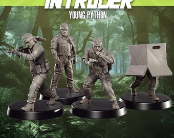 Intrus : Jeune Python (4) - Skullforge - Figurines de table - Figurines en résine imprimées en 3D