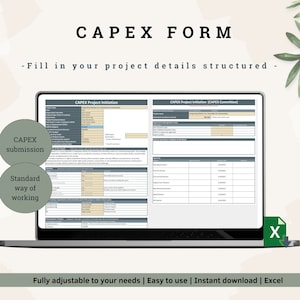 CAPEX Submission Form | Capital Expenditure | Capex Project Initiation ...