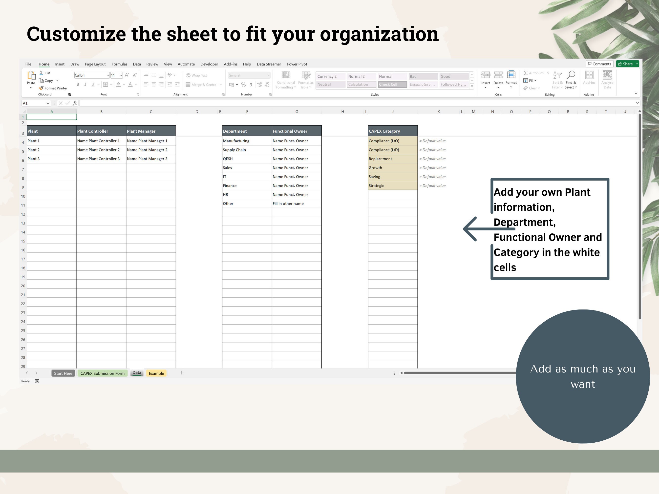 CAPEX Submission Form | Capital Expenditure | Capex Project Initiation ...