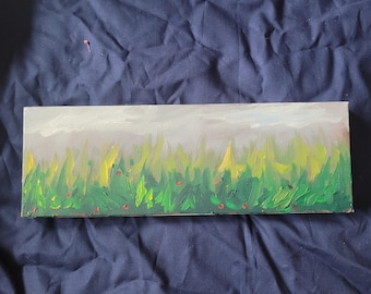 Campo tormentoso - Pintura original