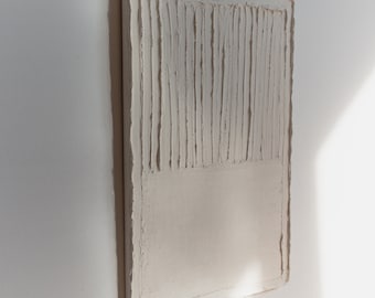 Wabi Sabi-muurkunst met textuur, modern abstract schilderij voor Japandi Interior