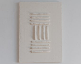 Arte 3D texturizado Wabi Sabi, pintura abstracta minimalista japonesa