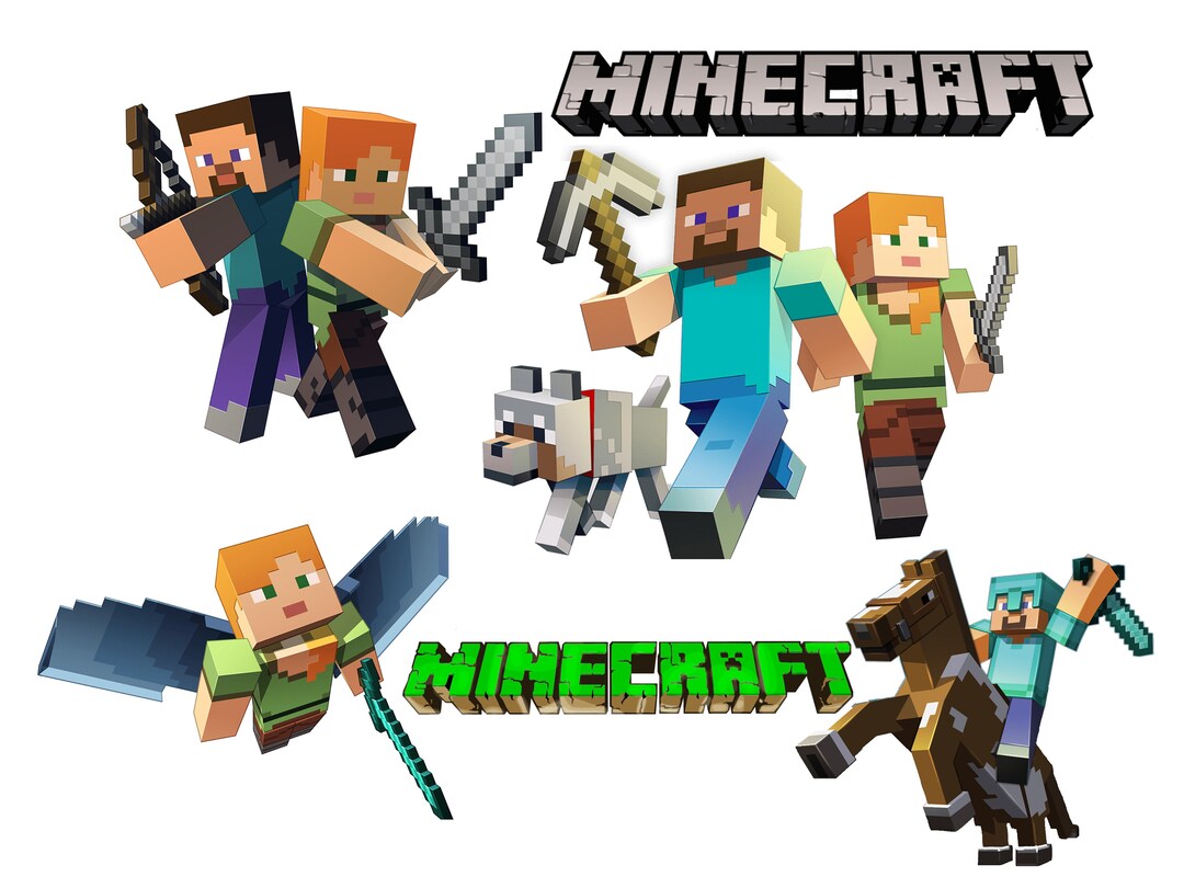 Minecraft PNG, Minecraft Clipart Art, Minecraft Shirt Png, Printable ...