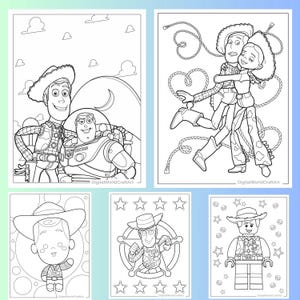 70 Toy Story målarbilder, barnkalas (PDF) bild 5