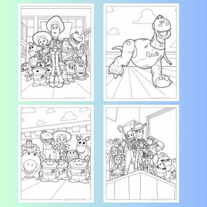 70 Toy Story målarbilder, barnkalas (PDF) bild 3