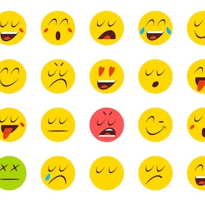 Descarga digital de cara sonriente PNG, paquete de emojis y emoticonos, ilustración geométrica abstracta de cara, cara sonriente, emoji, cara, descarga digital