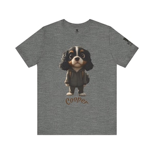Custom Dog Lover Tee, Cute Cartoon Dog Shirt, Pet Parent Gift, Animal Lover Apparel, Gift for Dog Owners, Birthday Present