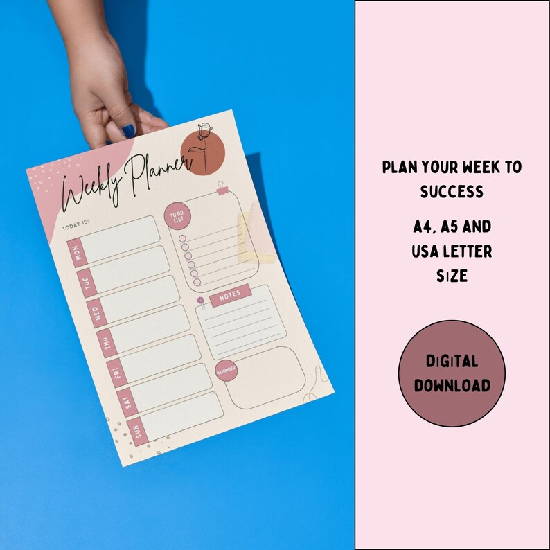 printable-weekly-planner-to-do-list-minimal-weekly-etsy