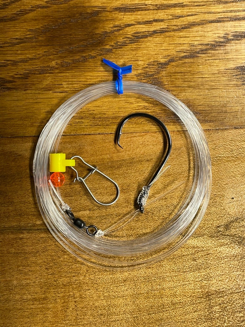 2 Drum Rigs With 20' Shock Leader, Puppy Drum, Redfish, Surf Fishing