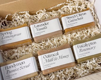 Artisan Hot Process Soap Collection | Small Batch Handmade Soap | Bundle & Save